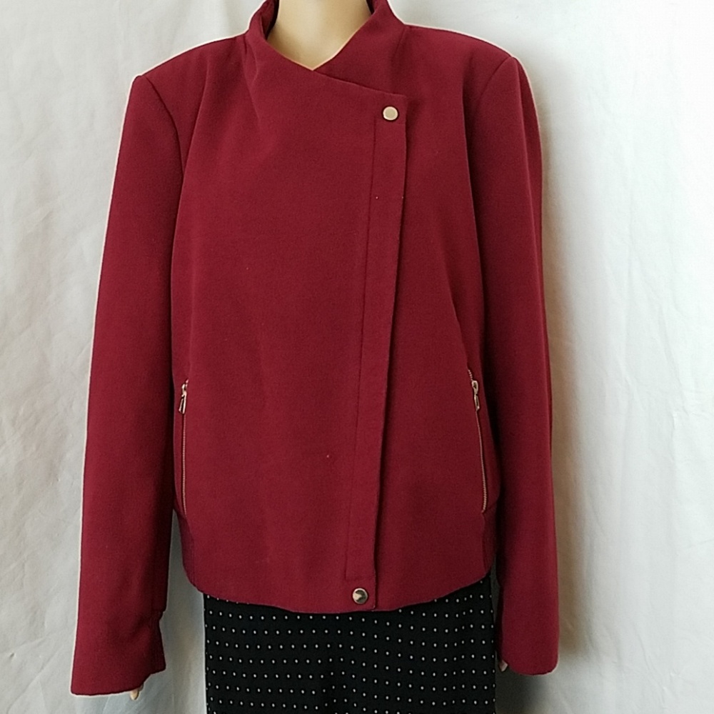 Attention Women's Heavy Fleece Moto Jacket